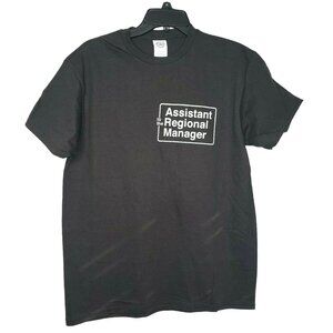Assistant To The Regional Manager The Office Men Medium %100 Cotton T Shirt Delt